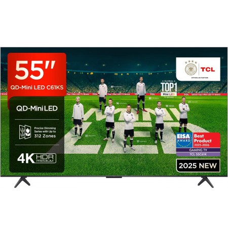 Televizorius 55" TCL 55C61KS