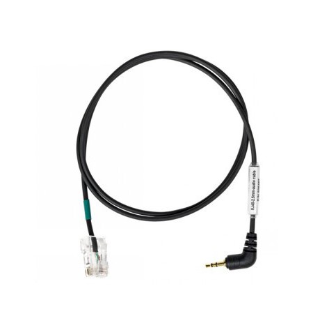 EPOS SENNHEISER AUDIO CABLE FOR DECT HEADSETS TO CONNECT WITH DESK PHONES WITH A RJ45-2.5MM JACK_