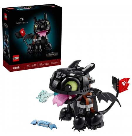 LEGO ICONS 10375 How to Train Your Dragon: Toothless