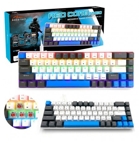 Mechanical keyboard 60% RED CORE MX60 MT1259