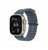 Apple Watch Ultra 3 GPS + Cellular 49mm Natural Titanium Case with Anchor Blue Ocean Band | Apple