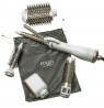 ADLER AD 2027 white hair dryer and curling iron