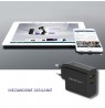 Qoltec 51717 Charger | 42W | 5-20V | 2.25-3A | USB type C PD | USB | Black