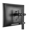 Maclean MC-983 LED LCD Monitor Pole Mount Bracket 8kg Holder Pipe Tube Diameter 28-60mm 17-32'' Screen