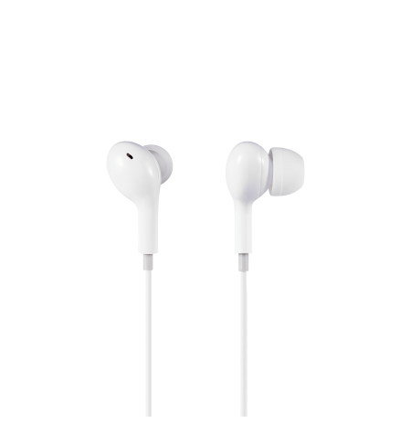 C220 į ausis įdedamos ausinės, STREETZ, 3-mygtukai, USB-C, baltos / C220-WHT / 6612110