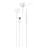 C220 į ausis įdedamos ausinės, STREETZ, 3-mygtukai, USB-C, baltos / C220-WHT / 6612110