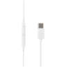 C220 į ausis įdedamos ausinės, STREETZ, 3-mygtukai, USB-C, baltos / C220-WHT / 6612110