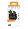  T235 TWS ausinės STREETZ, juodos / T235-BLK / 6612106