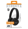 H110 ausinės STREETZ, sulankstomos, su garso reguliavimu, 3,5 mm, juodos / H110-BLK / 6612119