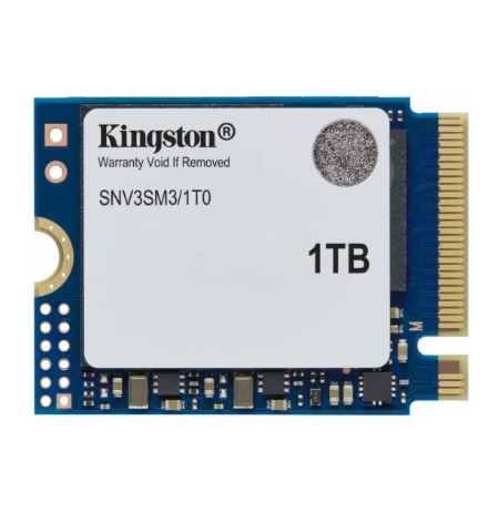 Kingston SSD | NV3 | 1000 GB | SSD form factor M.2 2230 | Solid-state drive interface PCIe 4.0 x4 NVMe | Read speed 6000 MB