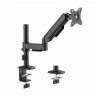 Gembird MA-DA1P-02 Adjustable desk display mounting arm, 17”-32”, black