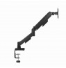 Gembird MA-DA1U-01 Adjustable desk display mounting arm with USB ports, 17”-32”, black