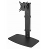 Gembird MS-D1ST-02 Height adjustable full-motion monitor desk stand, 17"-32", black