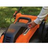 Black & Decker LM2000-QS lawn mower Walk behind lawn mower AC Black, Orange