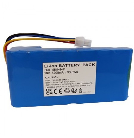 Akumuliatorius įrankiams HUSQVARNA 588146401, 18V, 5.2Ah, Li-ion