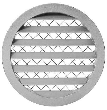 Europlast | Aluminum ventilation grille | Aluminum | Diameter 16 cm