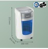 Leitz IQ OptiMax Home Office 225 Micro Cut Paper Shredder Security P5 15L - White