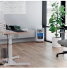 Leitz IQ OptiMax Small Office 350 Micro Cut Paper Shredder Security P5 22L - White