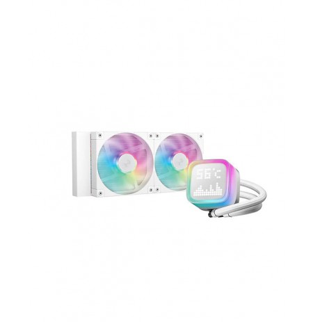 DeepCool LP240 Computer case, Processor All-in-one liquid cooler 12 cm White 1 pc(s)
