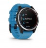 Garmin quatix 7 3.3 cm (1.3") MIP 47 mm Digital 260 x 260 pixels Touchscreen Blue Wi-Fi GPS (satellite)