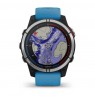 Garmin quatix 7 3.3 cm (1.3") MIP 47 mm Digital 260 x 260 pixels Touchscreen Blue Wi-Fi GPS (satellite)