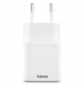 Hama 00201991 Fast Charger 1x USB-C 1x USB-A, Mini Charger, PD, 20W, White