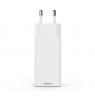 Hama 00201996 Fast Charger GaN, 2x USB-C, 1x USB-A, Mini Charger, PD, 65W, White