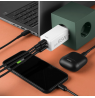 Hama 00201996 Fast Charger GaN, 2x USB-C, 1x USB-A, Mini Charger, PD, 65W, White