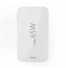 Hama 00201976 Flat Charger 220V With 2xUSB-C/USB-A  65W White