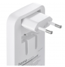 Hama 00201976 Flat Charger 220V With 2xUSB-C/USB-A  65W White