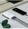 Hama 00201976 Flat Charger 220V With 2xUSB-C/USB-A  65W White