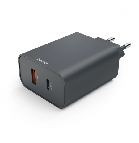 Hama 00086444 45W USB-C, USB-A  Charger PD Black