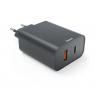 Hama 00086444 45W USB-C, USB-A  Charger PD Black