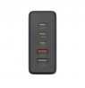 Hama 00201978 Charging Station With 3xUSB-C/2xUSB-A 140 W Black