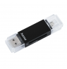 Hama 00181056 USB 2.0 OTG Card Reader Aluminium