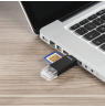 Hama 00181056 USB 2.0 OTG Card Reader Aluminium
