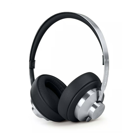 Muse Stereo Headphones | M-298 SBL | Bluetooth | ANC | Black/Silver