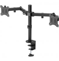 Goobay Dual Monitor Mount Flex | Swivel, Tilt, Rotation | 17-32 " | Maximum weight (capacity) 8 kg | Black