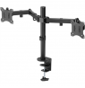 Goobay Dual Monitor Mount Flex | Swivel, Tilt, Rotation | 17-32 " | Maximum weight (capacity) 8 kg | Black