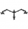 Goobay Dual Monitor Mount Flex | Swivel, Tilt, Rotation | 17-32 " | Maximum weight (capacity) 8 kg | Black