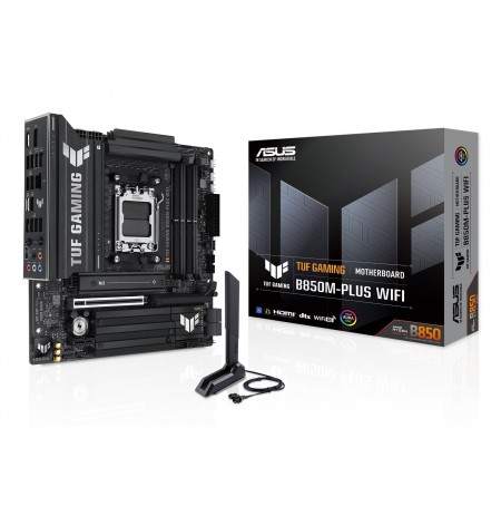 ASUS TUF GAMING B850M-PLUS WIFI AMD B850 Socket AM5 micro ATX