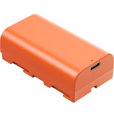 SmallRig 4971 NP-F550 USB-C Rechargeable Camera Battery Orange