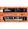 SmallRig 4971 NP-F550 USB-C Rechargeable Camera Battery Orange