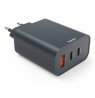 Hama 08644500 65W PD Wall Charger 2x USB-C USB-A Fast Charging ECOSENTIAL