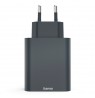Hama 08644500 65W PD Wall Charger 2x USB-C USB-A Fast Charging ECOSENTIAL