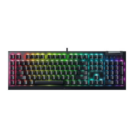 Razer | Mechanical Gaming Keyboard | BlackWidow V4 X | Mechanical Gaming Keyboard | Wired | US | Black | Yellow Mechanical Switc