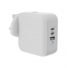 Hyper HyperJuice 70W USB-C GaN Travel Charger, White | HJ1003WHWWGL