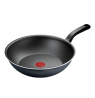 TEFAL Pan | H0561942 | Wok | Diameter 28 cm | Suitable for induction hob | Fixed handle | Black