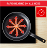 TEFAL Pan | H0561942 | Wok | Diameter 28 cm | Suitable for induction hob | Fixed handle | Black