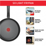 TEFAL Pan | H0560442 | Frying | Diameter 24 cm | Suitable for induction hob | Fixed handle | Black